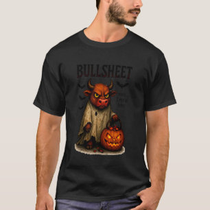 Spokige Koe Grappige Halloween Koe Dierenkostuum T-shirt