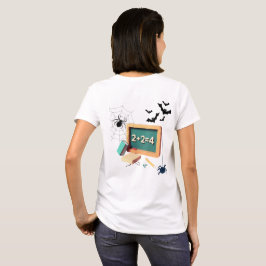 Spokige wiskundelerares t-shirt