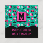 SPOKKY TREATS HALLOWEEN VIERKANTE VISITEKAARTJE (Voorkant)