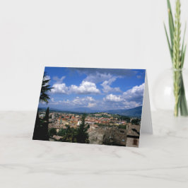 Spoleto Umbria Italië Bedankkaart