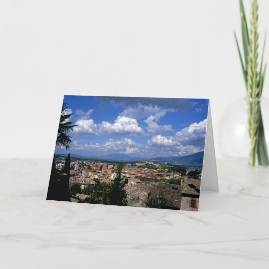 Spoleto Umbria Italië Bedankkaart (Voorkant)