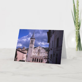Spoleto Umbria Italië Bedankkaart