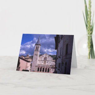 Spoleto Umbria Italië Bedankkaart
