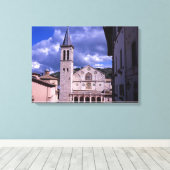 Spoleto Umbria Italië Canvas Afdruk (Insitu (Houten vloer))