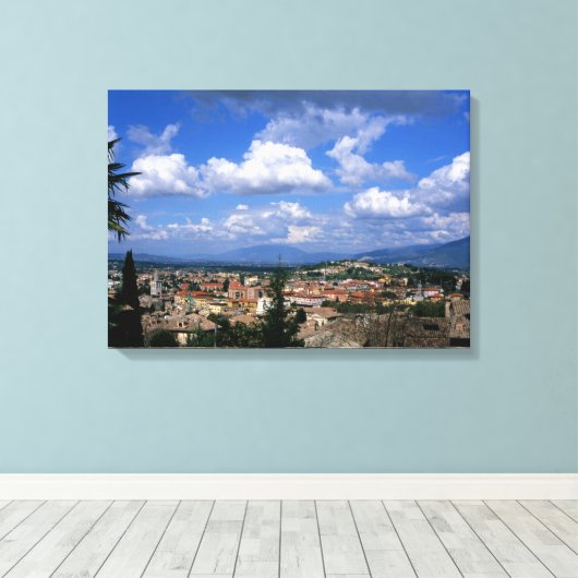 Spoleto Umbria Italië Canvas Afdruk (Insitu (Houten vloer))