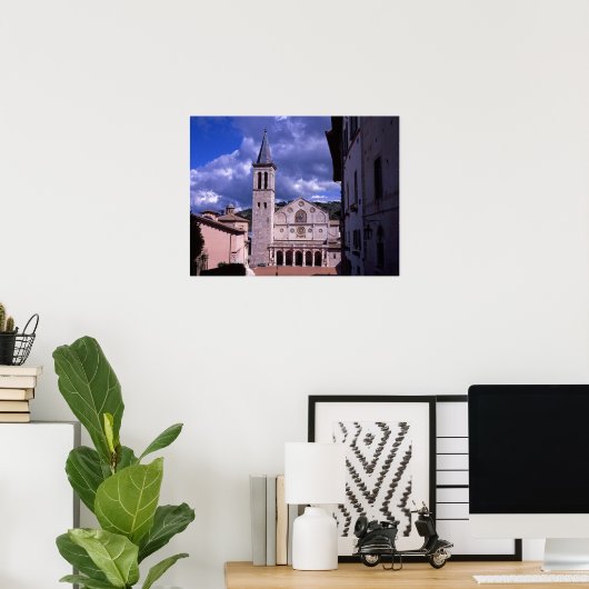 Spoleto Umbria Italië Poster (Thuiskantoor)