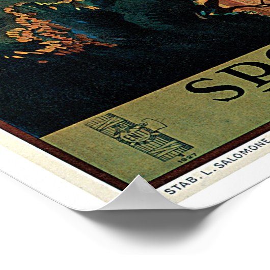 Spoleto ~ Umbria Poster (Hoek)