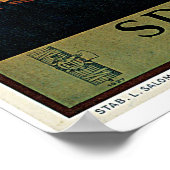 Spoleto Umbria Vintage Travel Poster (Hoek)