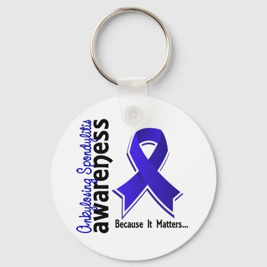 Spondylitis ankylopoetica Bewustheid 5 Sleutelhanger (Voorkant)