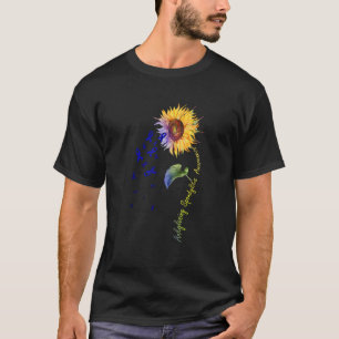 Spondylitis ankylopoetica Bewustzijn Zonnebloem T-shirt