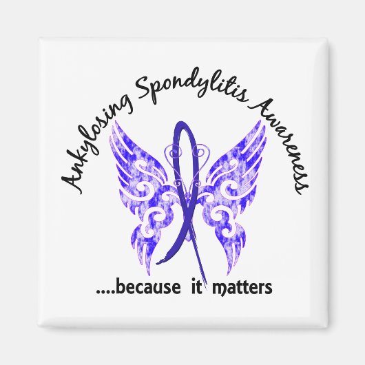 Spondylitis ankylopoetica Boterfly 6.1 Magneet (Voorkant)