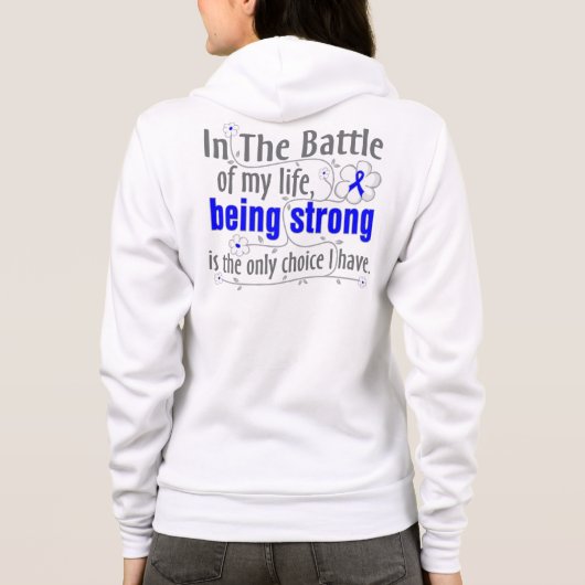 Spondylitis ankylopoetica in de strijd hoodie (Achterkant)