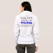 Spondylitis ankylopoetica in de strijd hoodie (Achterkant volledig)