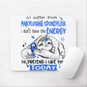 Spondylitis ankylopoetica Maand Ribbon Gift Muismat (Met muis)