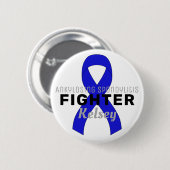 Spondylitis ankylopoetica Ribbon Witte Button (Voorkant /achterkant)