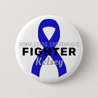 Spondylitis ankylopoetica Ribbon Witte Button