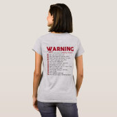 Spondylitis ankylopoetica T-Shirt Ribbon (Achterkant volledig)