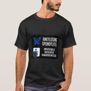 Spondylitis ankylopoetica Vlinder Artritis Warrior T-shirt