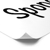 Spondylolisthesis Butterfly of Hope Poster (Hoek)