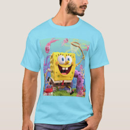 Spongbob Cyaan T-shirt