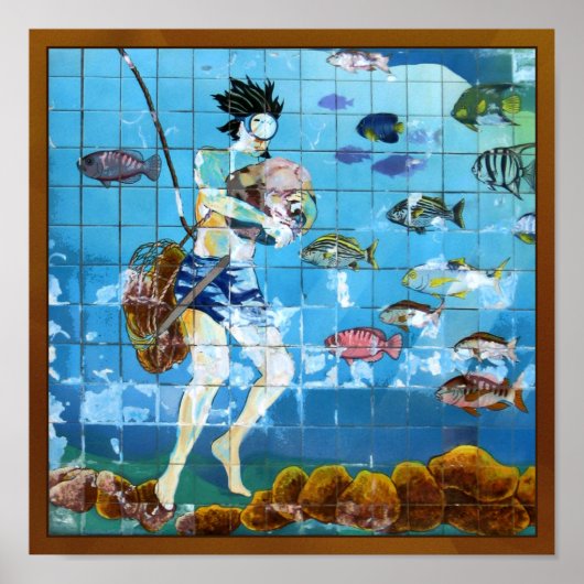 Sponge Diver Poster (Voorkant)