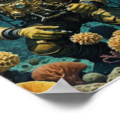 Sponge diver poster (Hoek)