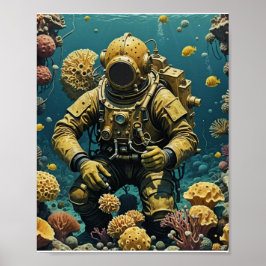 Sponge diver poster