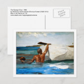 Sponge Diver van Winslow Homer Briefkaart (Voorkant / Achterkant)