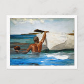 Sponge Diver van Winslow Homer Briefkaart (Voorkant)