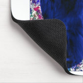 Sponged Blue Newf Mousepad Muismat (Hoek)