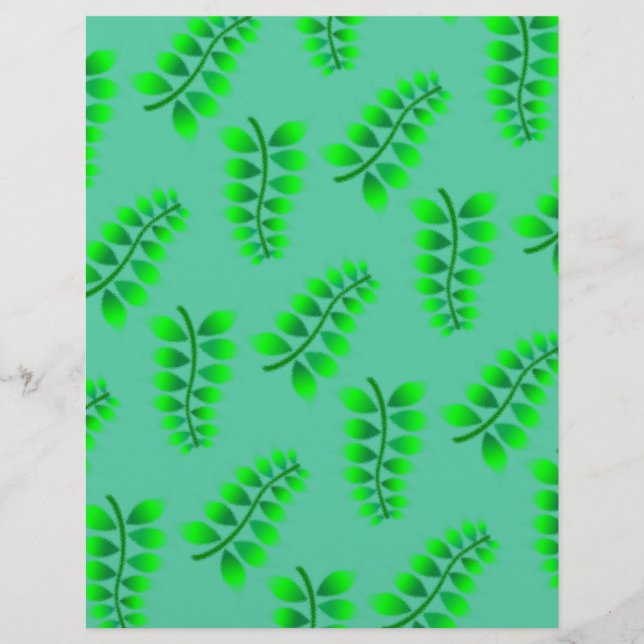 Sponged Foliage Pattern (Voorkant)