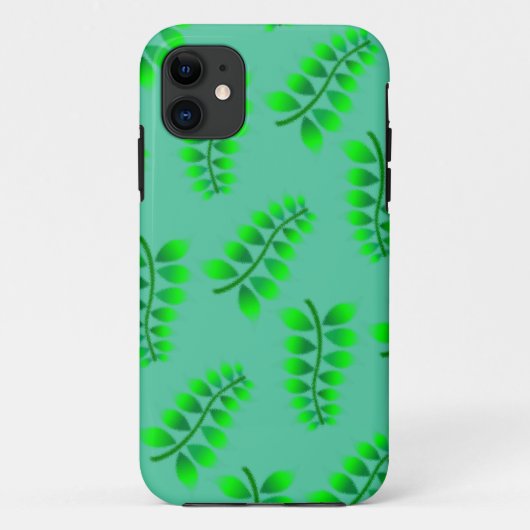 Sponged Foliage Pattern Case-Mate iPhone Case (Achterkant)