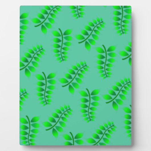 Sponged Foliage Pattern Fotoplaat (Voorkant)