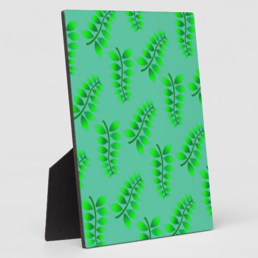 Sponged Foliage Pattern Fotoplaat (Zijkant)