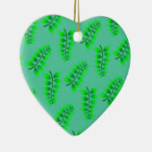 Sponged Foliage Pattern Keramisch Ornament (Rechts)