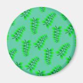 Sponged Foliage Pattern Magneet (Voorkant)