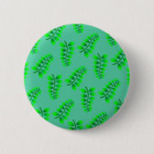 Sponged Foliage Pattern Ronde Button 5,7 Cm (Voorkant)