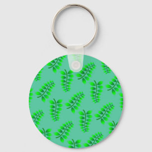 Sponged Foliage Pattern Sleutelhanger