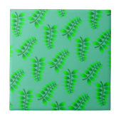 Sponged Foliage Pattern Tegeltje (Voorkant)
