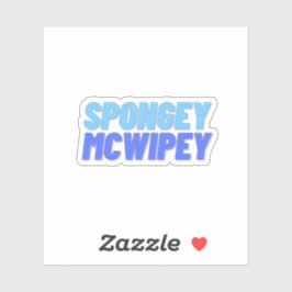 Spongey McWipey Sticker