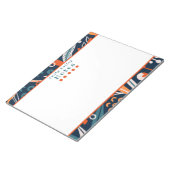 Sponky Blue en Oranje, aangepast notebook Notitieblok (Schuin)