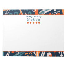 Sponky Blue en Oranje, aangepast notebook