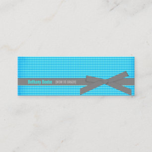 Sponnen mammie Roepkaarten (Blauwgroen) Contactkaartje