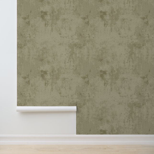 Spons Medium Groen Patroon Behang (Applicatie)