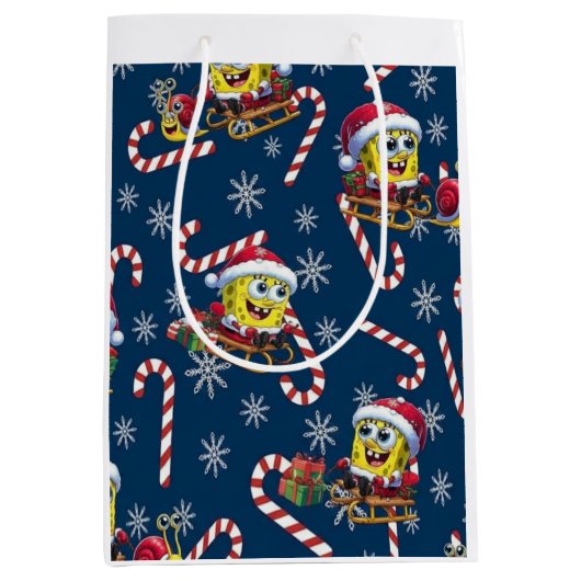 Sponsbob  medium cadeauzakje (Voorkant)
