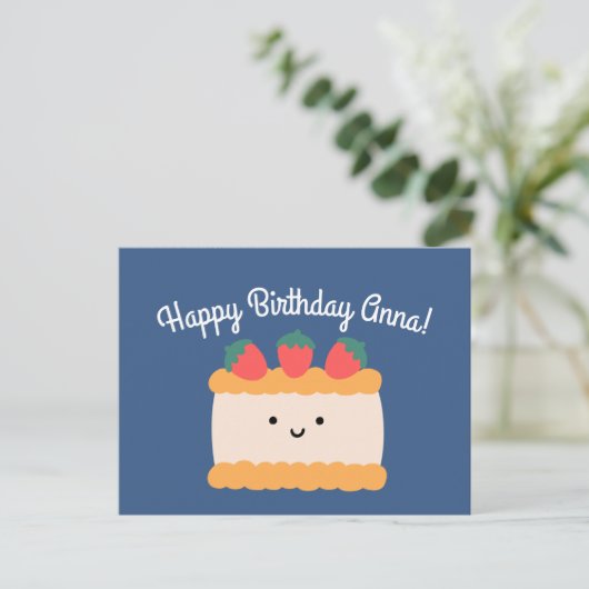 Sponscake Briefkaart (Staand voorkant)