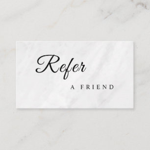 Sponsor een vriend Elegant Zakelijk Professioneel Aanbevelingskaartje