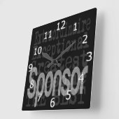Sponsor Extraordinaire Vierkante Klok (Hoek)