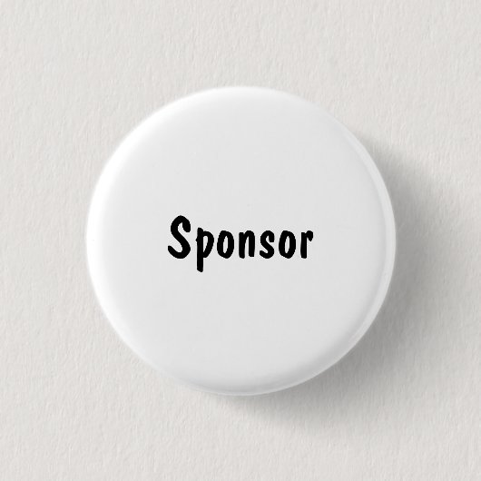 sponsor ronde button 3,2 cm (Voorkant)