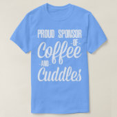 sponsor van koffie en van keukenkoffie, voor peul, t-shirt (Design voorkant)